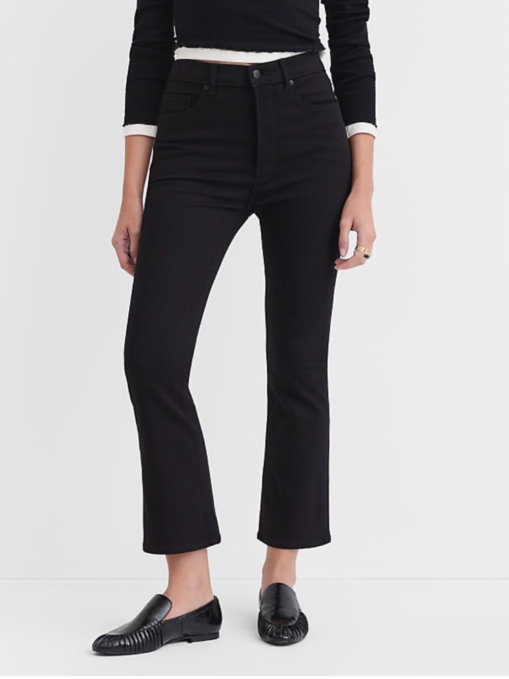Ann Taylor Loft Rivete Kick Crop BRAND NEW!